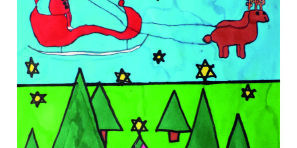 crop christmas poster