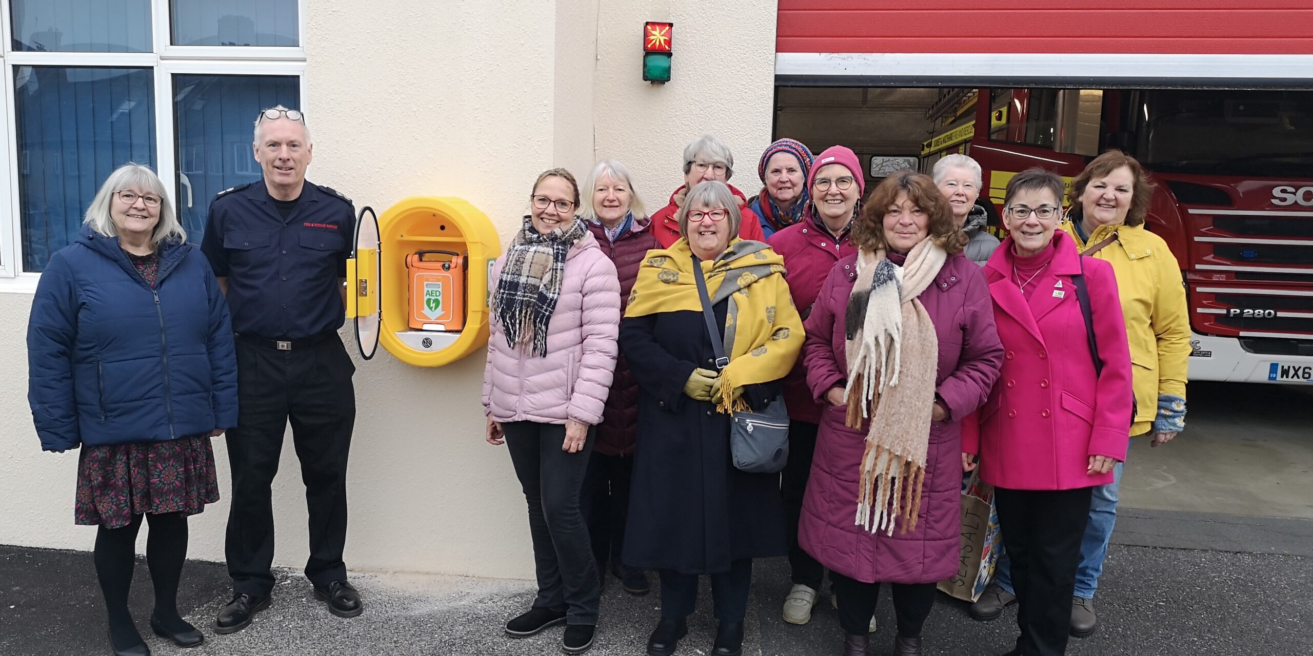 Beaminster WI Defib Handover_1