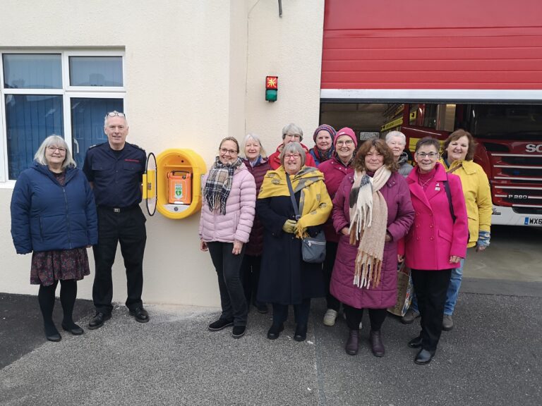 Beaminster WI Defib Handover_1