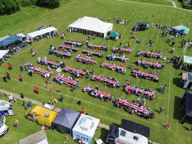 Beaminster VE Day Victory Party in Dorset.