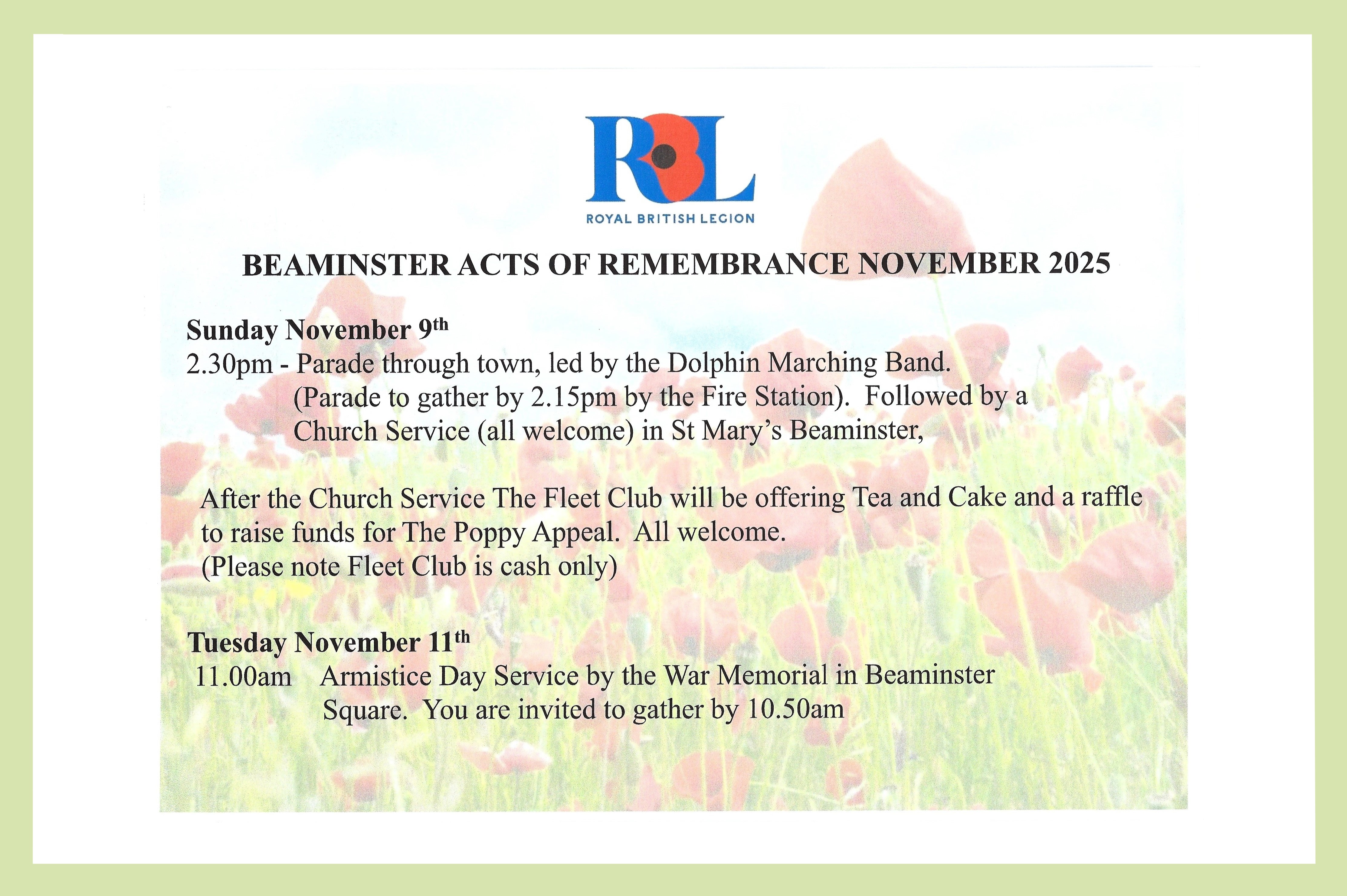 2025 Acts of Remembrance